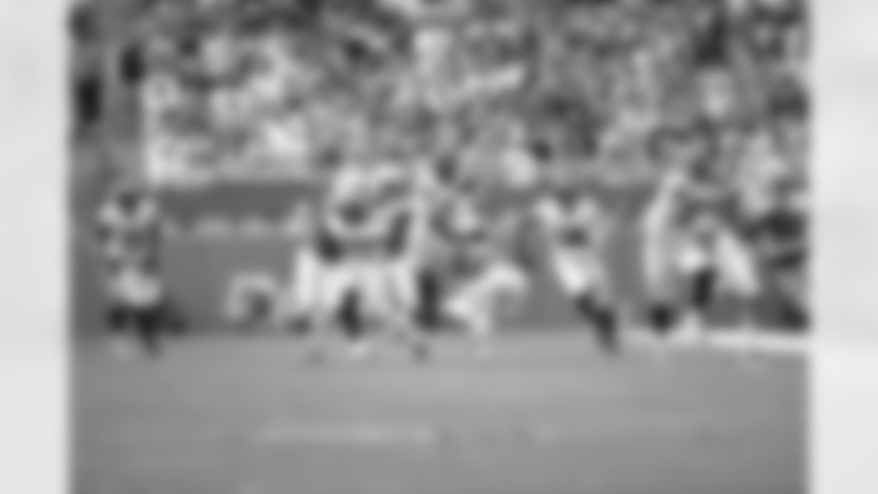 RB Tahj Brooks returns a kick during Week 16 against the Miami Dolphins at Hard Rock Stadium, Sunday, Dec. 21, 2025.