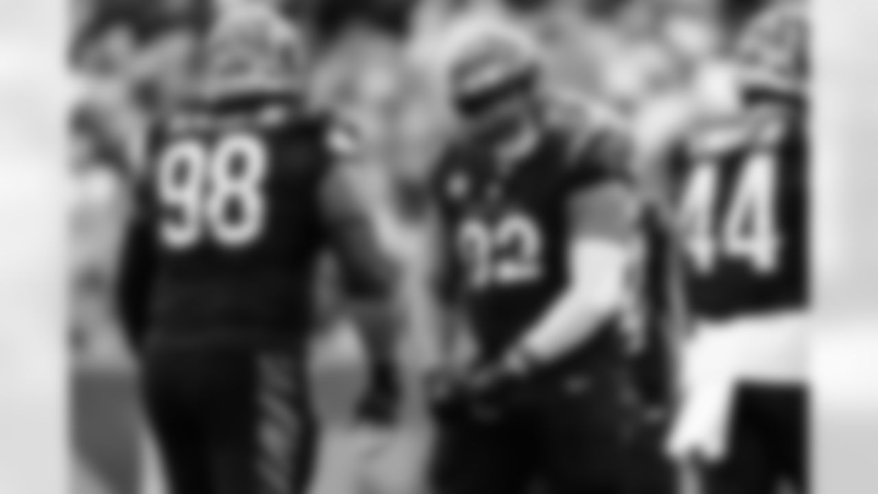 DT B.J. Hill during Week 17 against the Arizona Cardinals at Paycor Stadium, Sunday, Dec. 28, 2025.