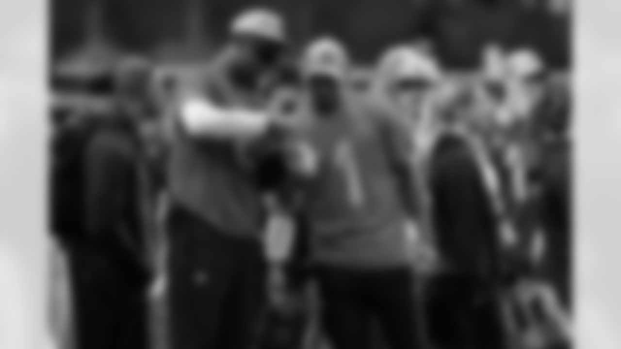 WRs Ja'Marr Chase and Tee Higgins at the 2026 Pro Bowl Games practice, Sunday, Feb. 1, 2026.