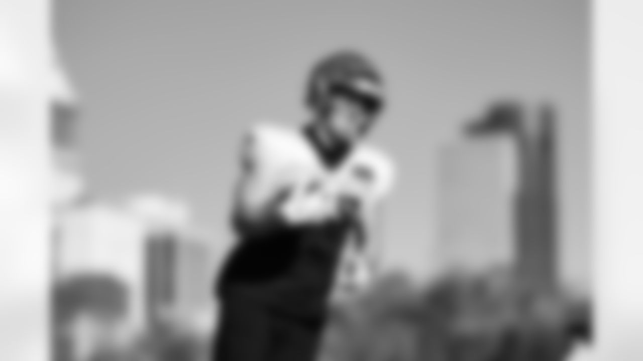 TE Tanner Hudson during practice at Kettering Health Practice Fields, Thursday, Nov. 13, 2025.