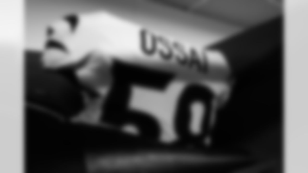 DE Joseph Ossai's jersey in the locker room ahead of the Bengals' Preseason Week 2 game against the Washington Commanders, Monday, Aug. 18, 2025.