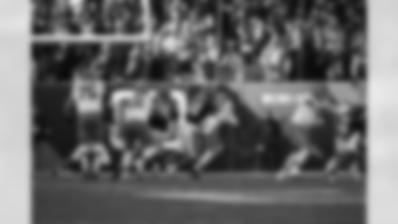 LB Demetrius Knight Jr. gets a sack during Week 18 against the Cleveland Browns, Sunday, Jan. 4, 2026.