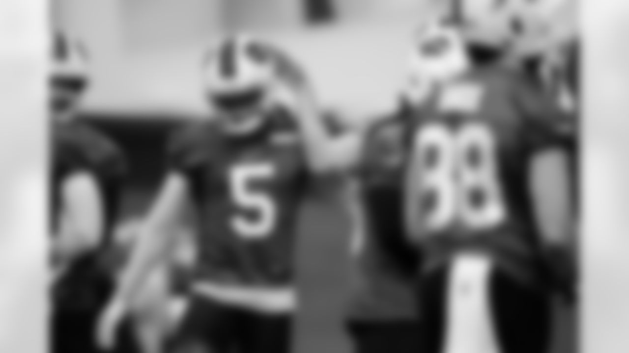 Joshua Palmer (5). Buffalo Bills Week 17 Practice, December 26, 2025 at Buffalo Bills Training Center.