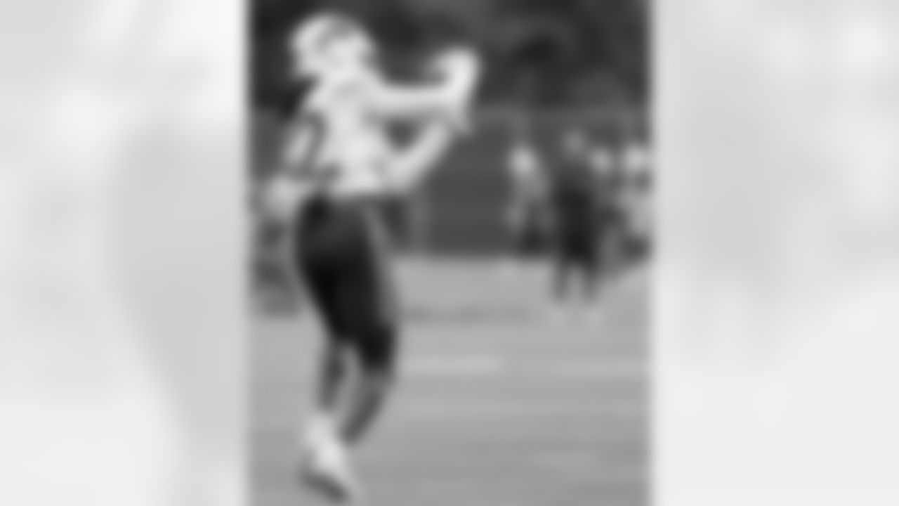 Deon Cain (32). Buffalo Bills Training Camp, August 19, 2025 at Buffalo Bills Training Facility.
