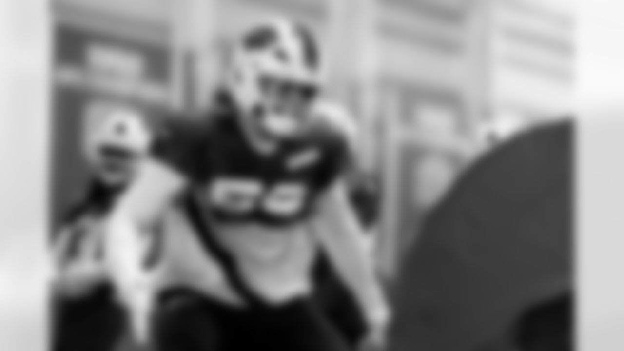 Matt Milano (58). Buffalo Bills Week 13 Practice, November 28, 2025 at Buffalo Bills Training Center.