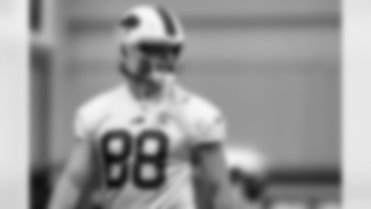 Dawson Knox (88). Buffalo Bills Week 6 Practice, October 11, 2025 at Buffalo Bills Training Center.