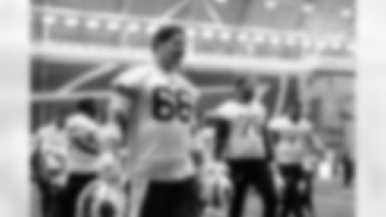 Connor McGovern (66). Buffalo Bills Week 15 Practice, December 12, 2025 at Buffalo Bills Training Center.