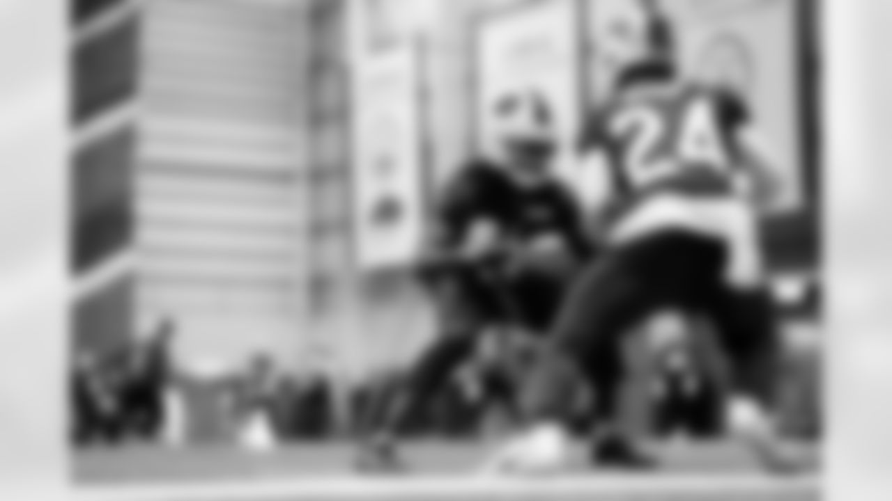 Cole Bishop, Maxwell Hairston. Buffalo Bills Week 15 Practice, December 11, 2025 at Buffalo Bills Training Center.