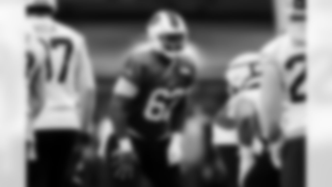 Sedrick Van Pran-Granger (62). Buffalo Bills Week 17 Practice, December 26, 2025 at Buffalo Bills Training Center.