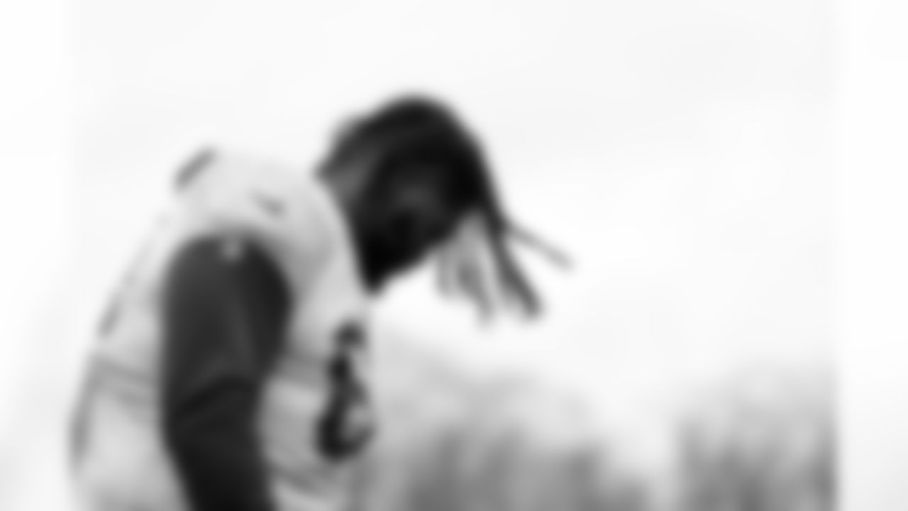 O'Cyrus Torrence (64). Buffalo Bills Week 11 Practice, November 13, 2025 at Buffalo Bills Training Center.