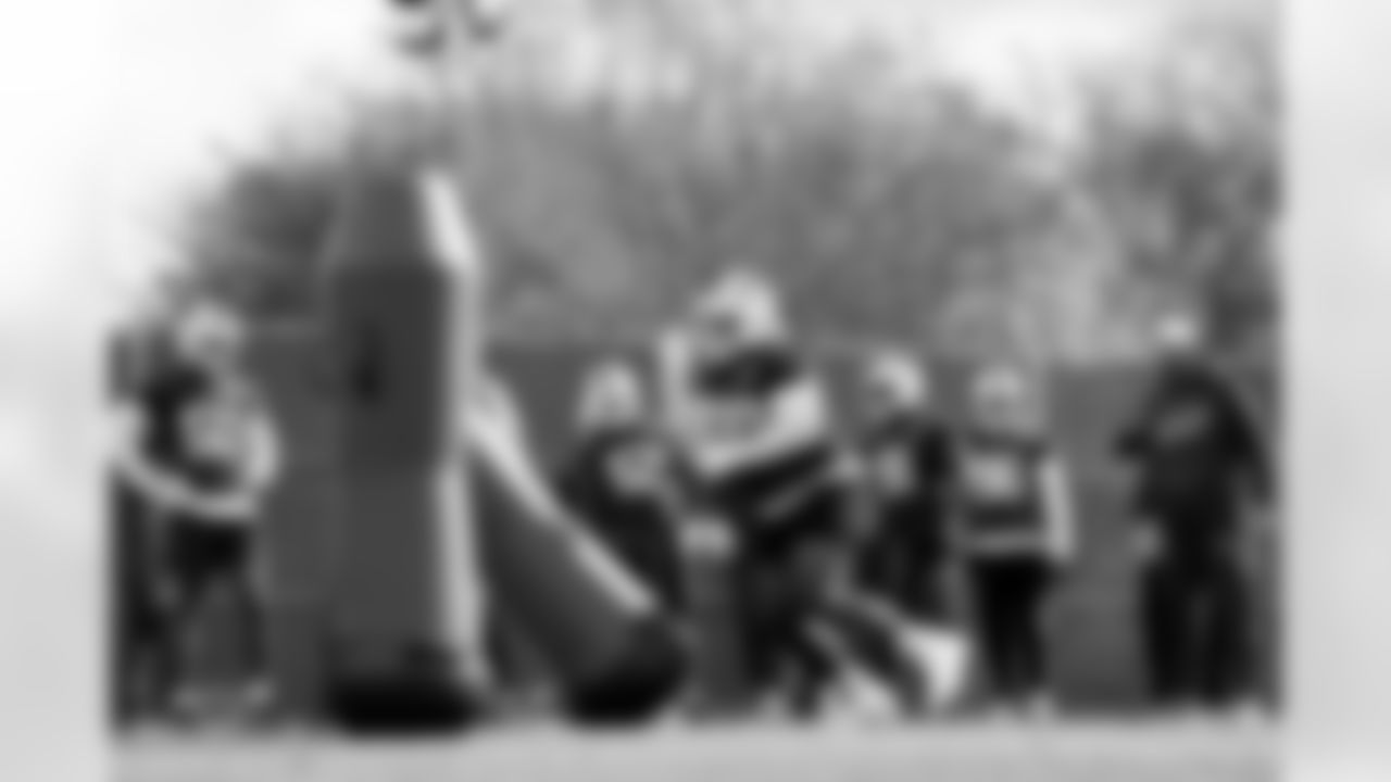 Larry Ogunjobi (99). Buffalo Bills Week 8 Practice, October 24, 2025 at Buffalo Bills Training Center.