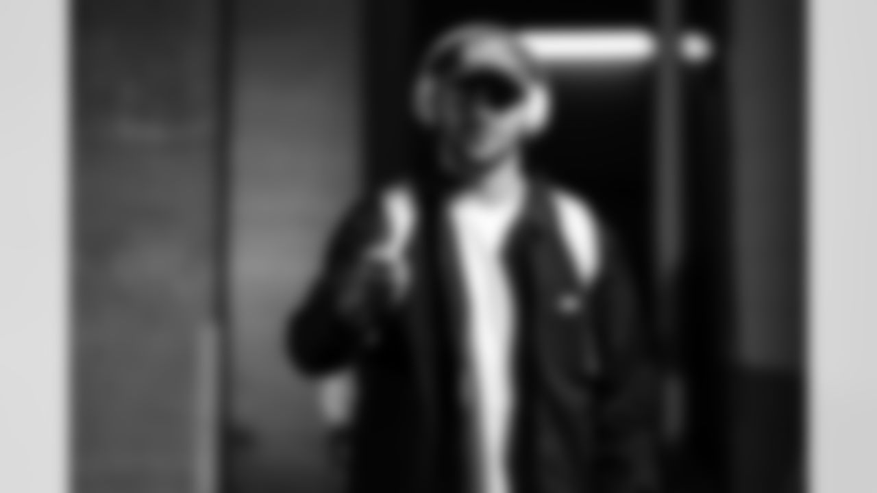 Josh Allen (17). Atlanta Falcons vs Buffalo Bills, Regular Season, October 13, 2025 at Mercedes-Benz Stadium.