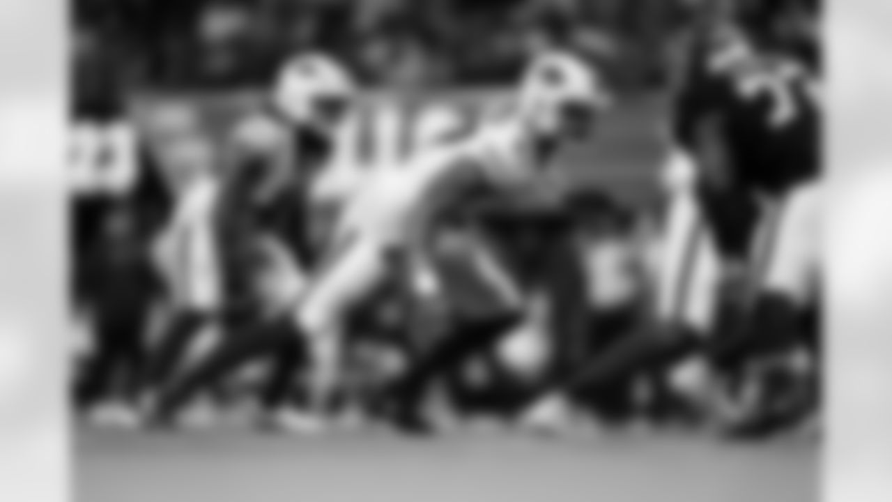 A.J. Epenesa (57). Atlanta Falcons vs Buffalo Bills, Regular Season, October 13, 2025 at Mercedes-Benz Stadium.