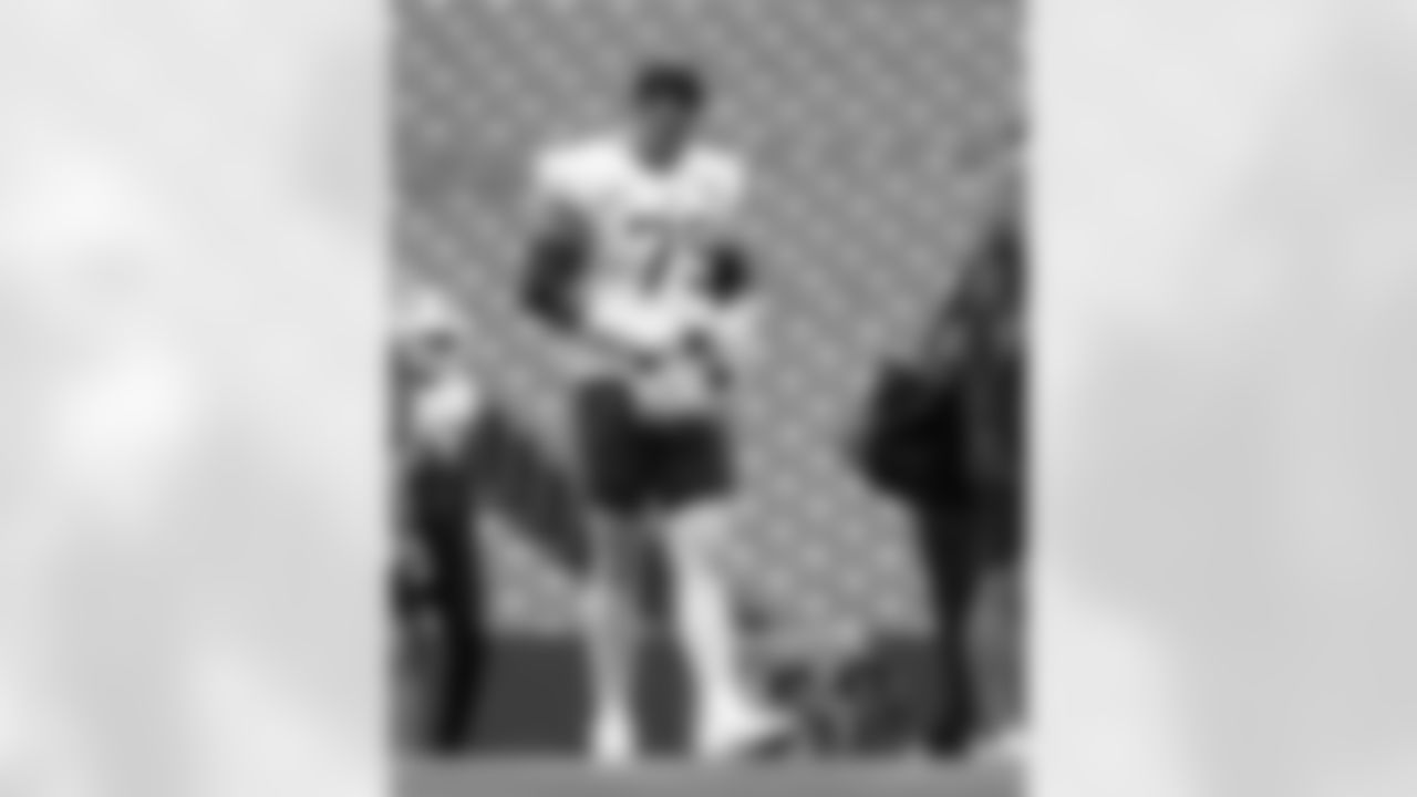 Spencer Brown (79). Buffalo Bills Training Camp, August 21, 2025 at Buffalo Bills Training Facility.