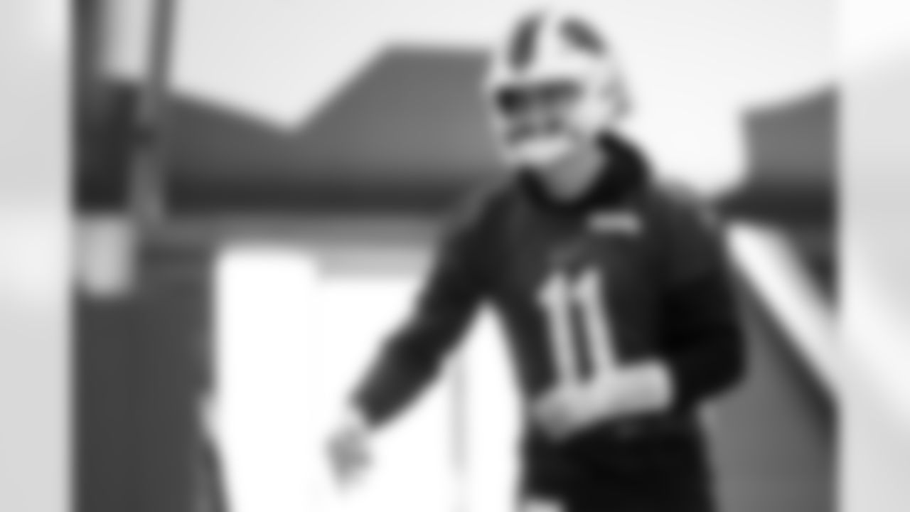 Mitchell Trubisky (11). Buffalo Bills Divisional Round, January 15, 2026 at Buffalo Bills Training Center.