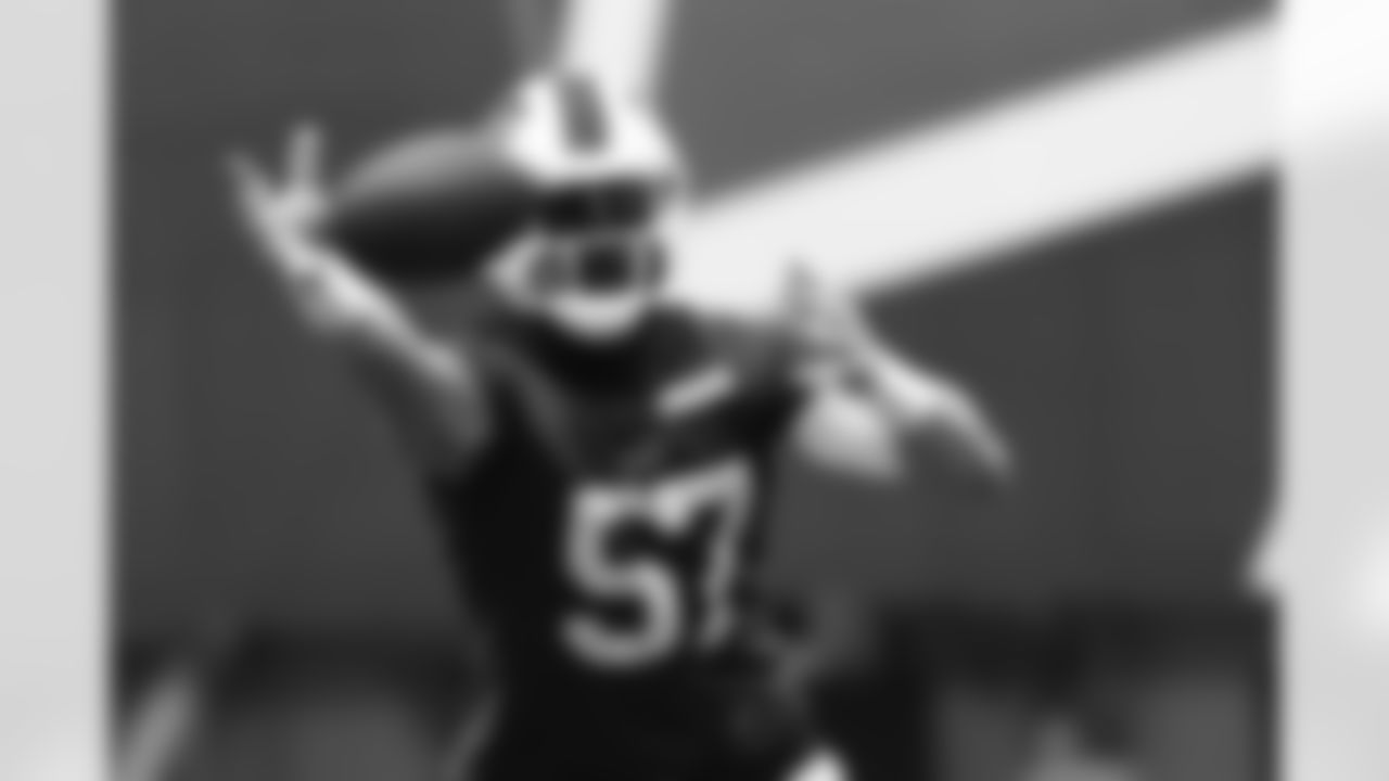 A.J. Epenesa (57). Buffalo Bills Wild Card Week Friday Practice, January 09, 2026 at Buffalo Bills Training Center.