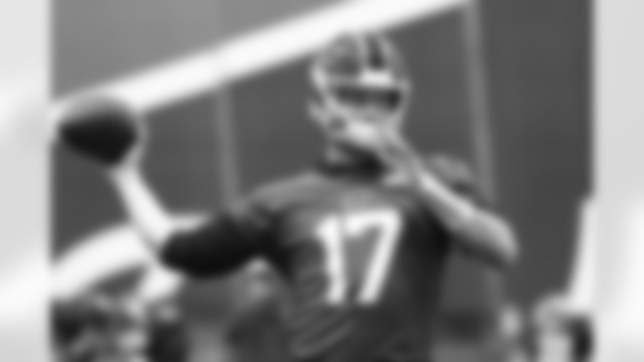 Josh Allen (17). Buffalo Bills Week 18 Practice, January 02, 2026 at Highmark Stadium.