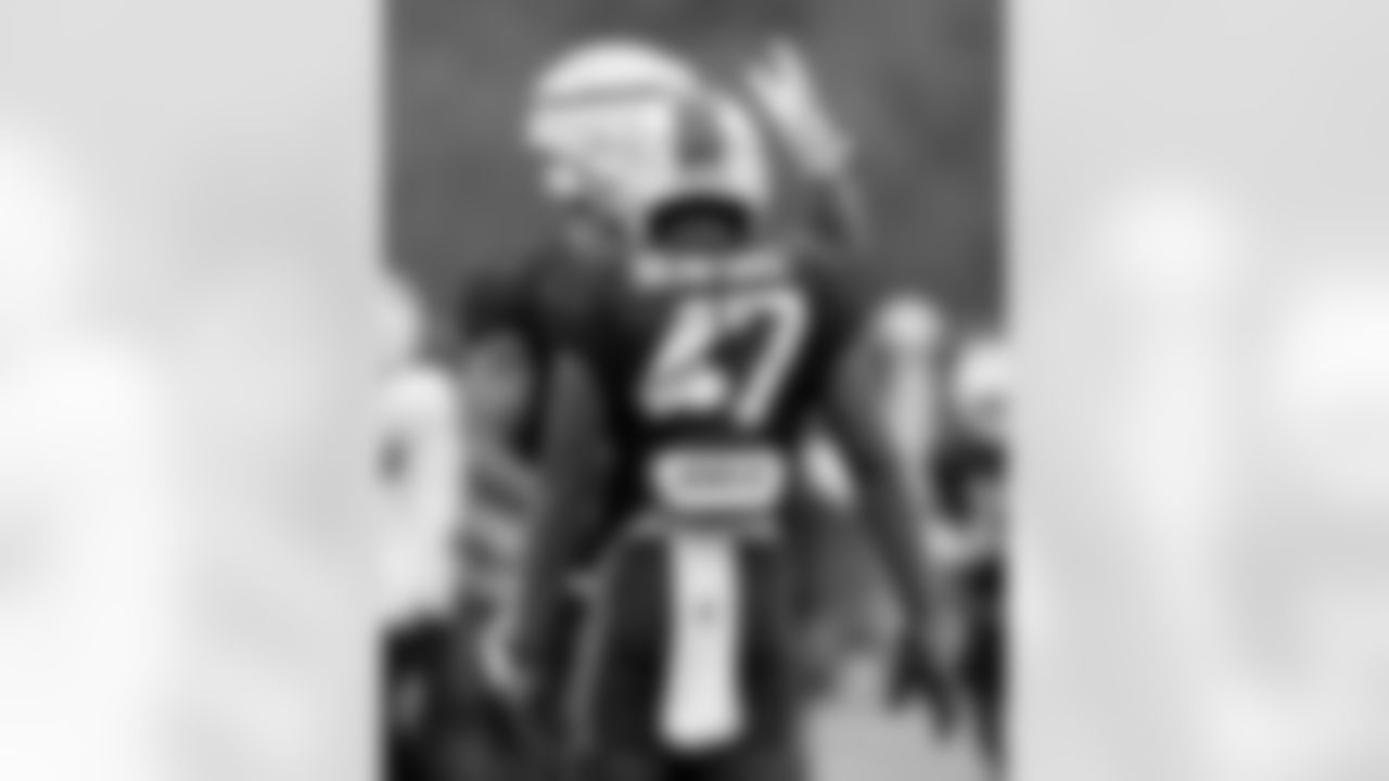 Christian Benford (47). Buffalo Bills Training Camp, August 19, 2025 at Buffalo Bills Training Facility.