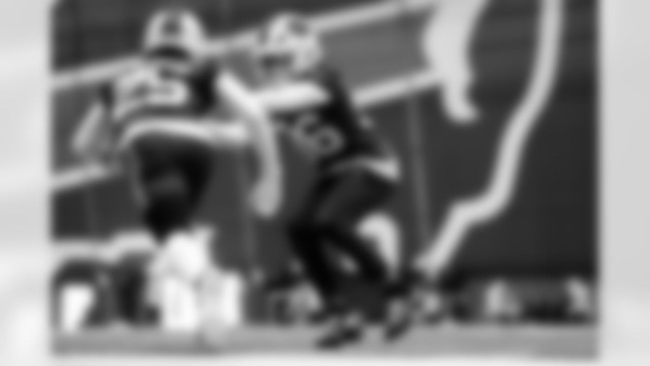 Darnell Savage, M.J. Devonshire. Buffalo Bills Week 15 Practice, December 11, 2025 at Buffalo Bills Training Center.