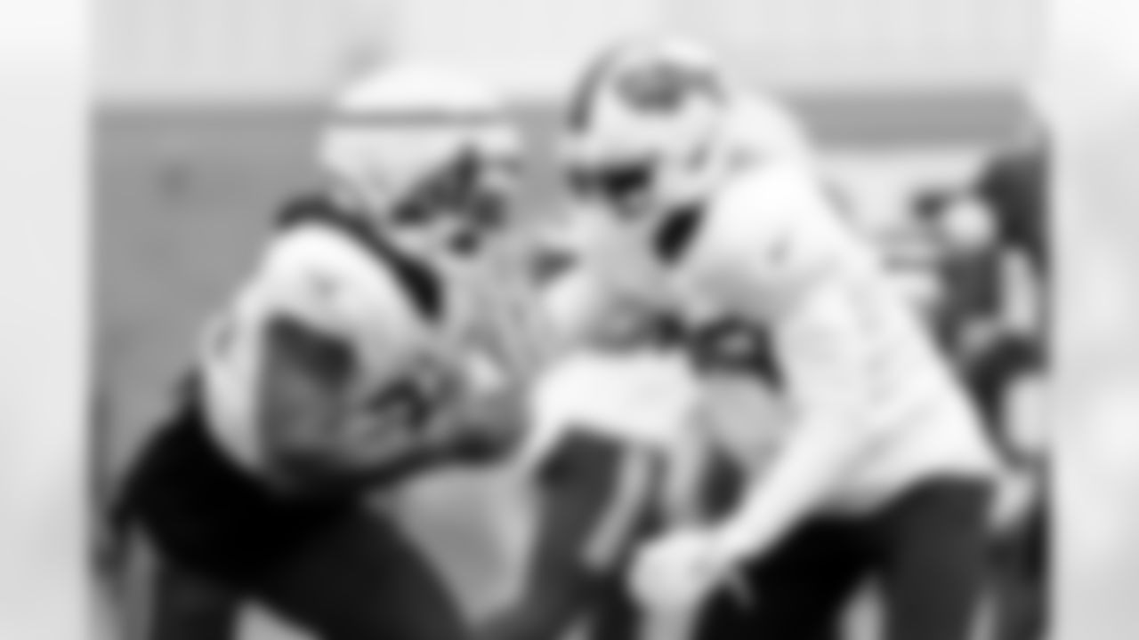 Ty Johnson (26), Tyrell Shavers (80). Buffalo Bills Training Camp, August 19, 2025 at Buffalo Bills Training Facility.