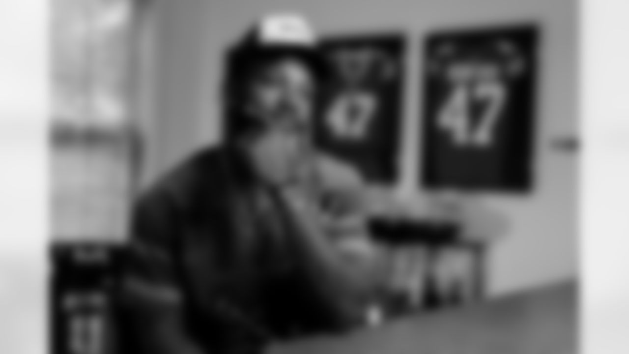 Christian Benford (47) sits for an interview, April 07, 2025 in Owens Mills, Maryland.