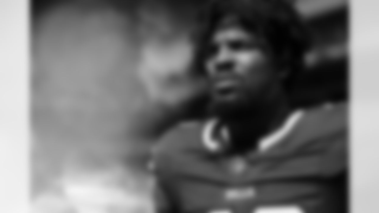 Greg Rousseau (50). Miami Dolphins vs Buffalo Bills, Regular Season, November 09, 2025 at Hard Rock Stadium.