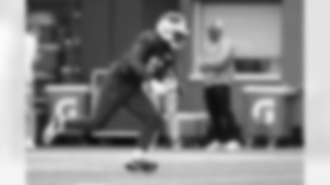 Elijah Moore (18). Buffalo Bills Week 9 Practice, October 30, 2025 at the Buffalo Bills Training Center.