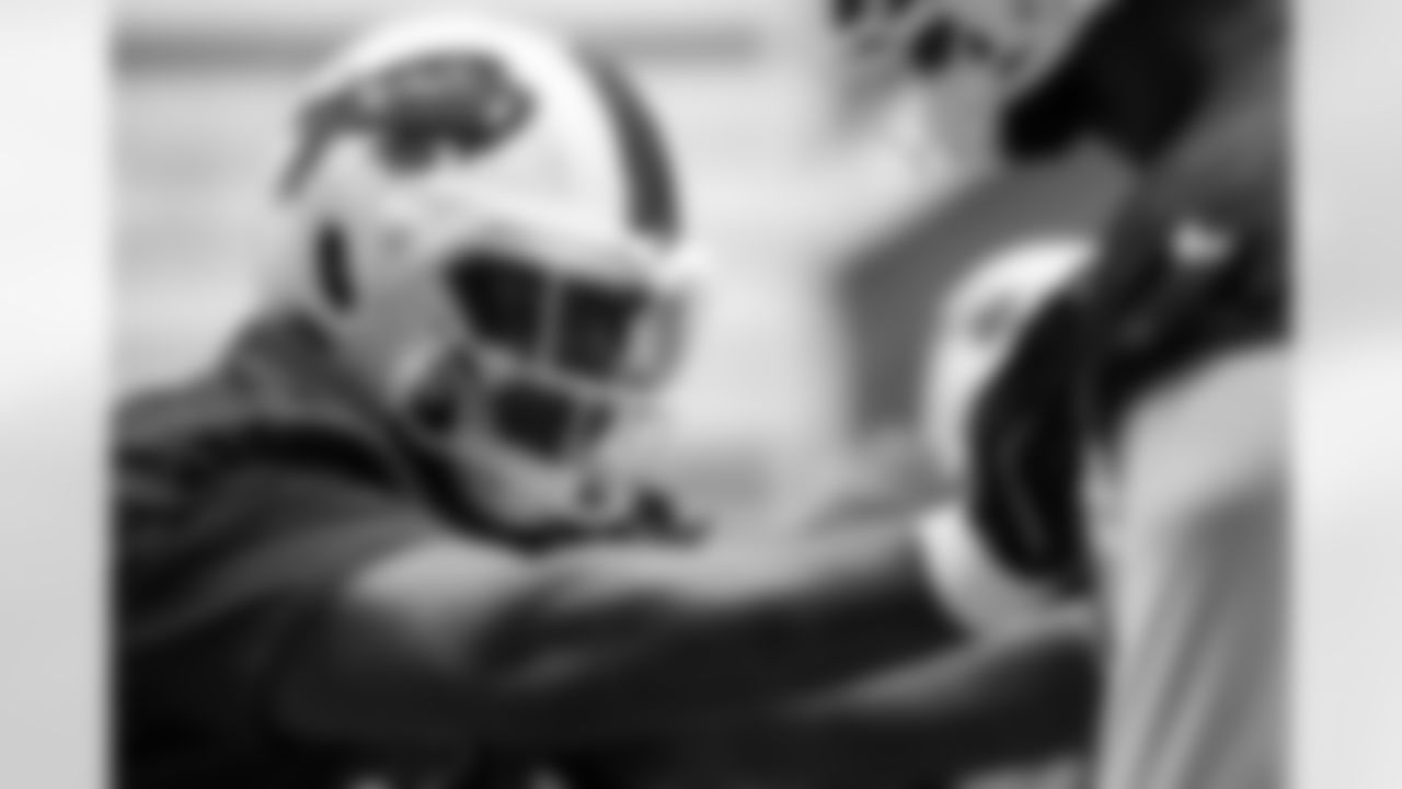 Deone Walker (96). Buffalo Bills Divisional Round Practice, January 14, 2026 at Buffalo Bills Training Center.