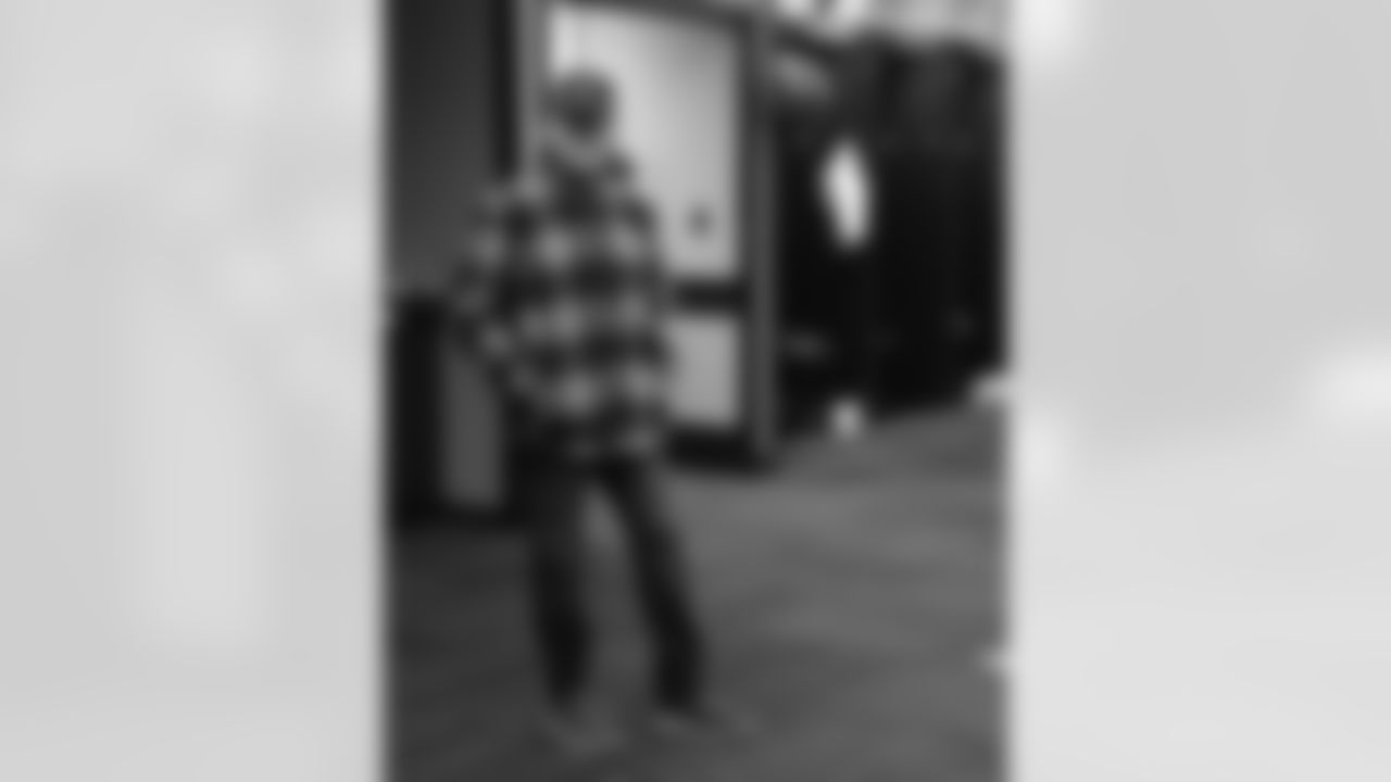 Buffalo Bills head coach Sean McDermott visits the locker room as he takes a long look around Highmark Stadium, January 03, 2026.