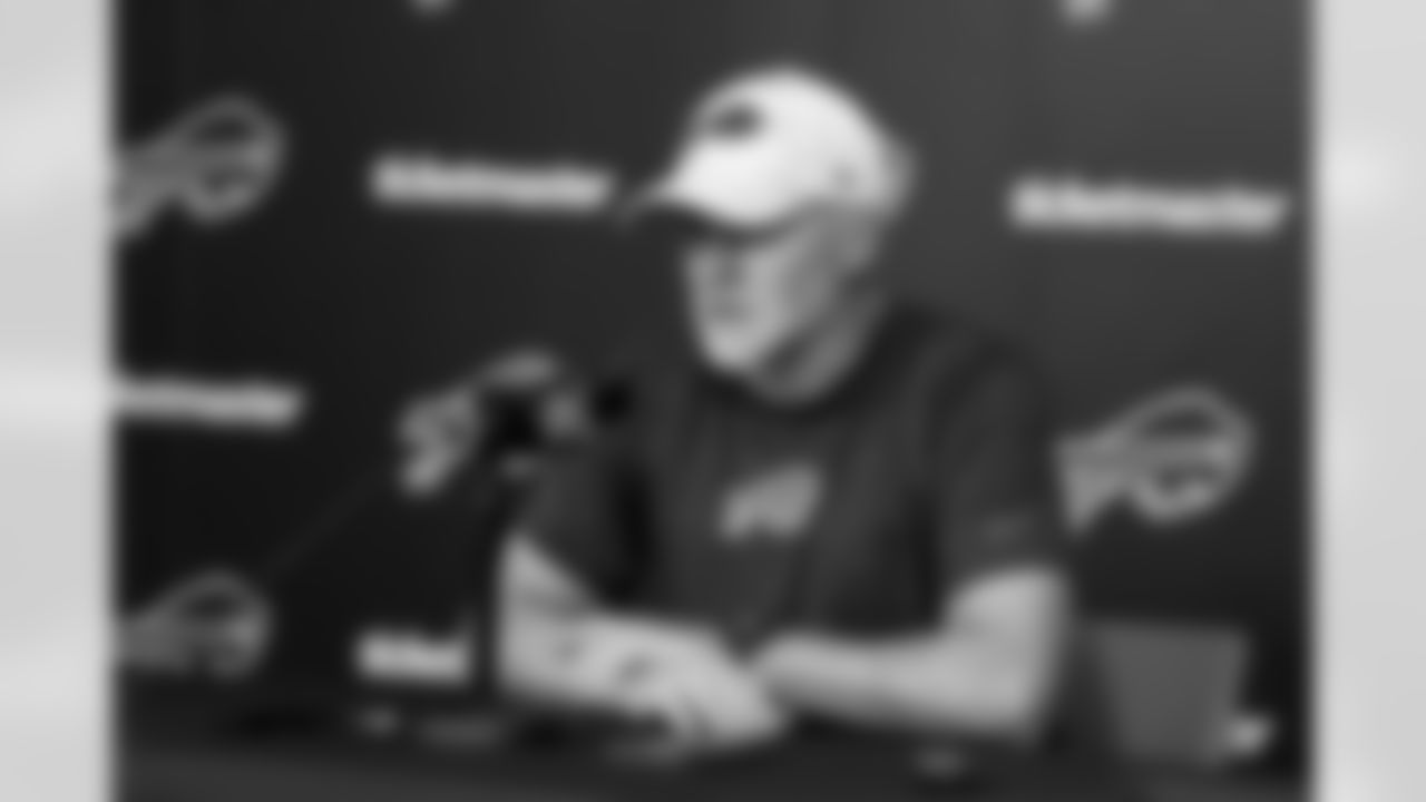 Sean McDermott. Buffalo Bills Training Camp, August 19, 2025 at Buffalo Bills Training Facility.