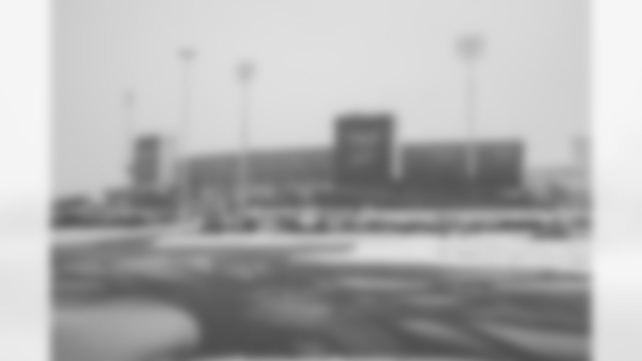 Snow removal at Highmark Stadium in preparation for a Divisional Round matchup against the Kansas City Chiefs, January 19, 2024.