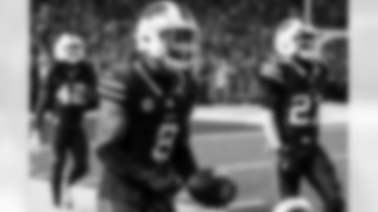 Terrel Bernard (8). Buffalo Bills vs Miami Dolphins, Regular Season, September 18, 2025 at Highmark Stadium.