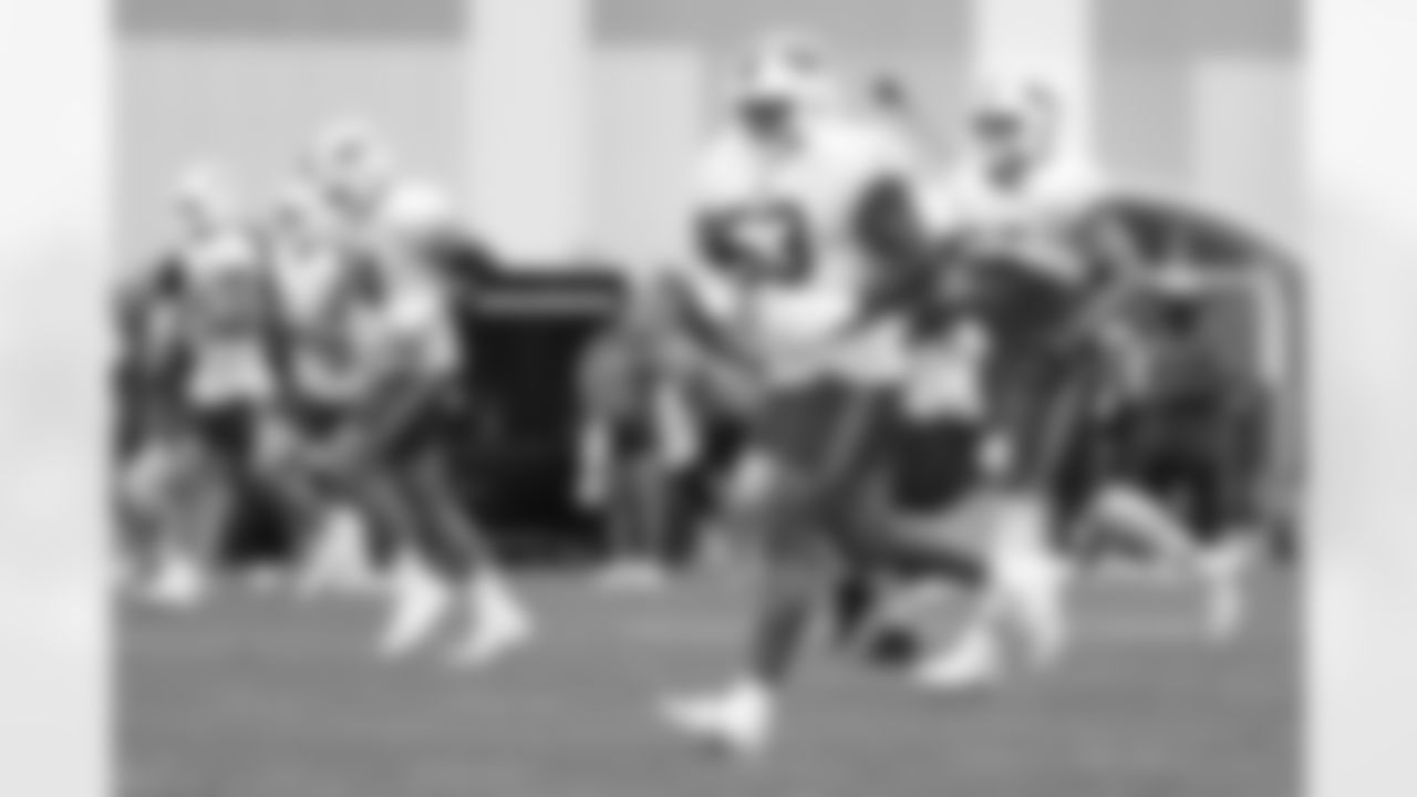 Kendrick Green (53). Buffalo Bills Training Camp, August 20, 2025 at Buffalo Bills Training Facility.