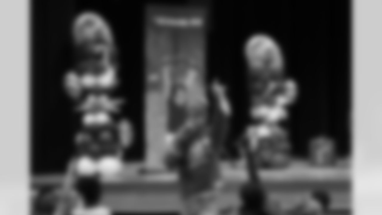 Buffalo Bills pep rally for students and staff at Windermere Boulevard Elementary School, December 19, 2025.