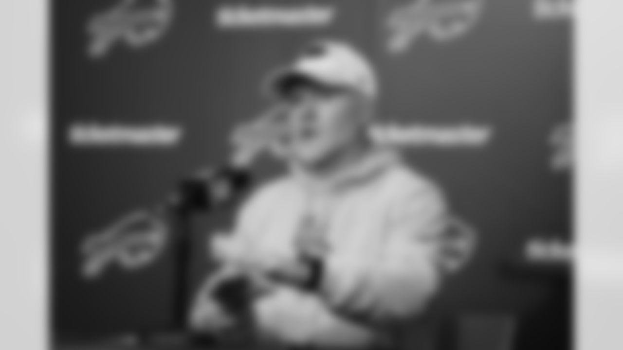 Sean McDermott. Buffalo Bills Training Camp, August 21, 2025 at Buffalo Bills Training Facility.