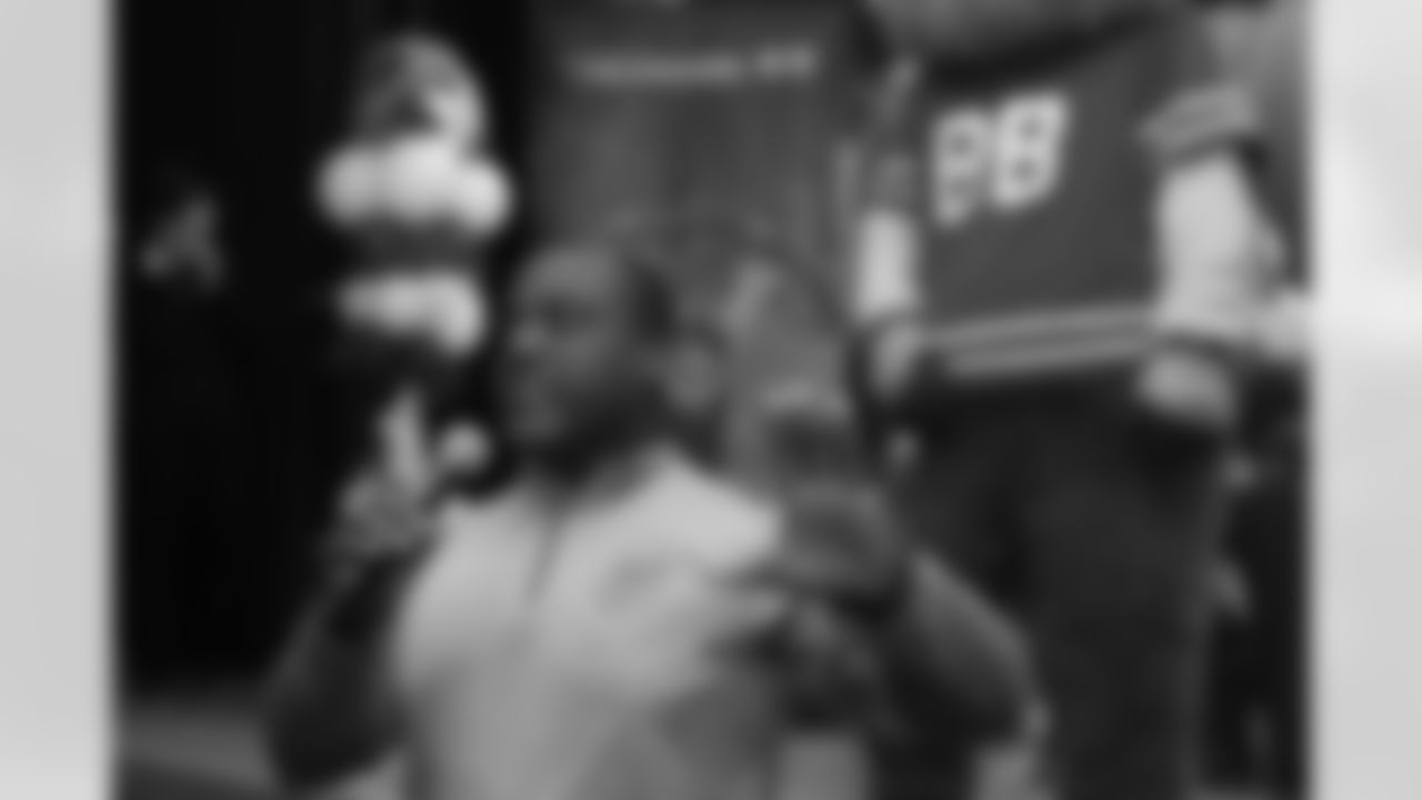 Billy Buffalo, DJ Milk, DJ Yes and Highmark host a Buffalo Bills pep rally for Heritage Heights Elementary students, November 14, 2025.