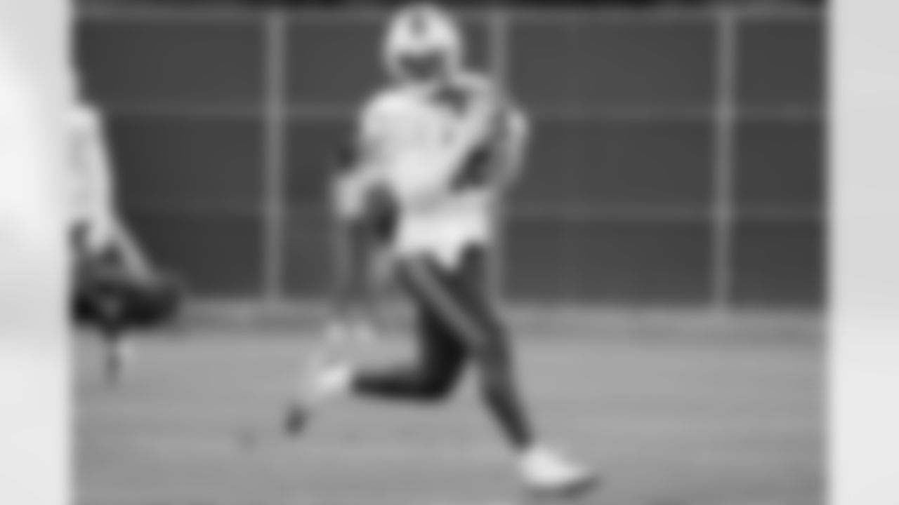 Elijah Moore (18). Buffalo Bills Training Camp, August 19, 2025 at Buffalo Bills Training Facility.