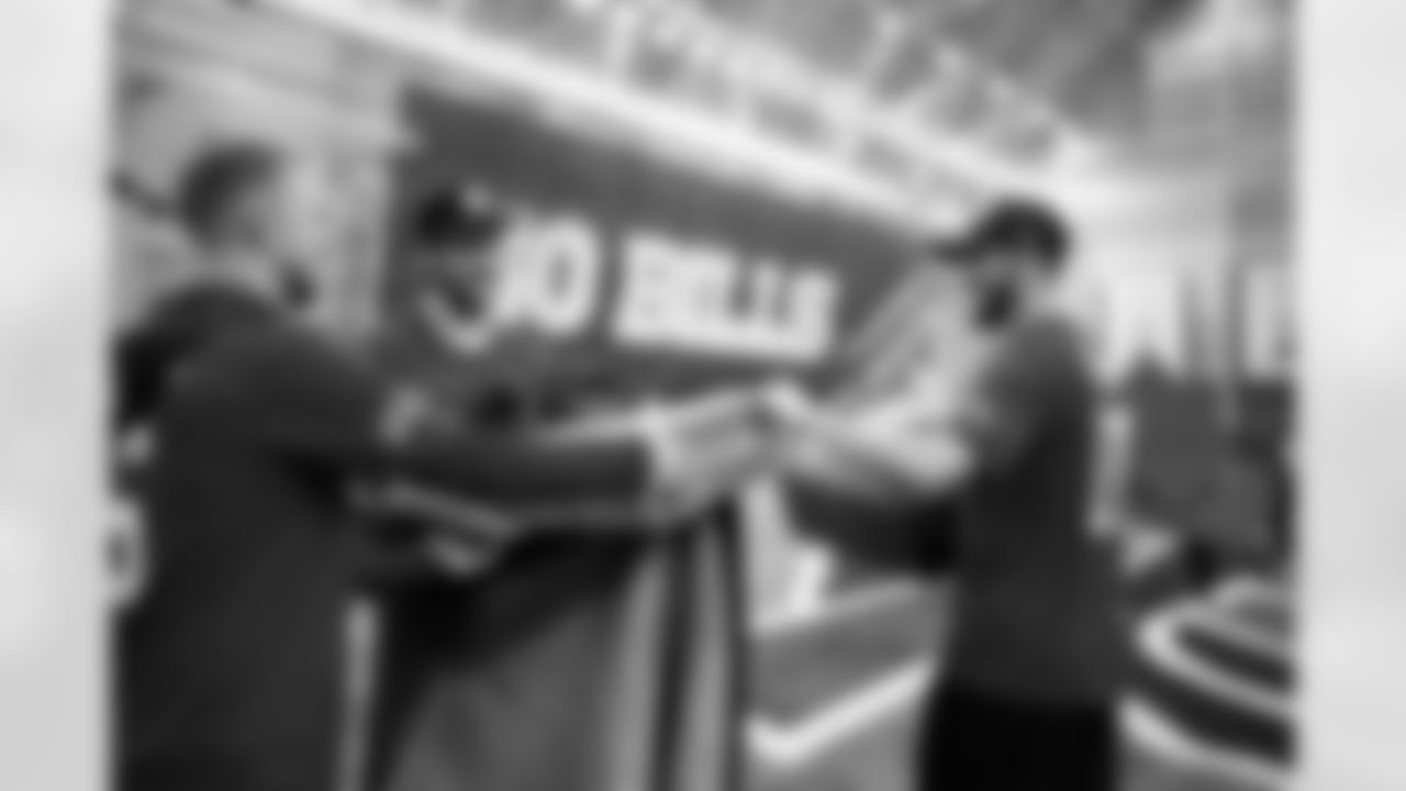 Mitchell Trubisky NVP Award, January 07, 2026 at Buffalo Bills Training Center.