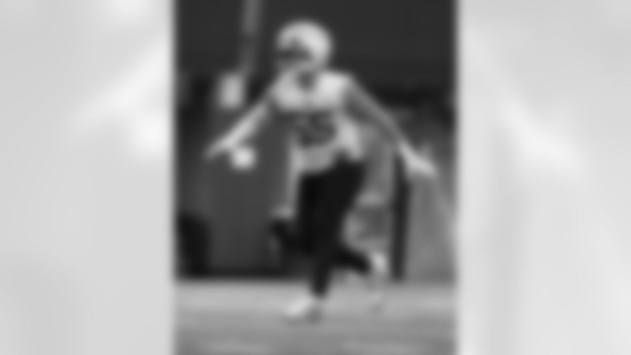 Michael Hoecht (55). Buffalo Bills Week 9 Practice, October 30, 2025 at the Buffalo Bills Training Center.