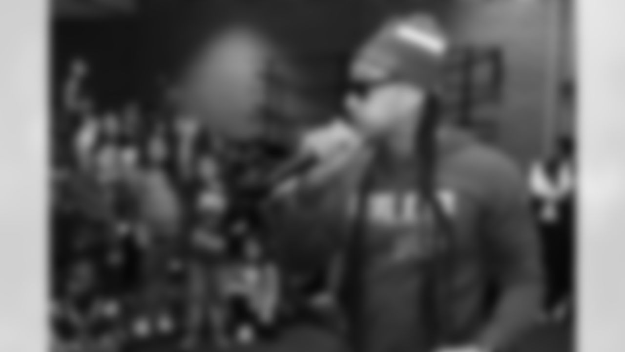 Billy Buffalo, DJ Milk, DJ Yes and Highmark host a Buffalo Bills pep rally for Heritage Heights Elementary students, November 14, 2025.