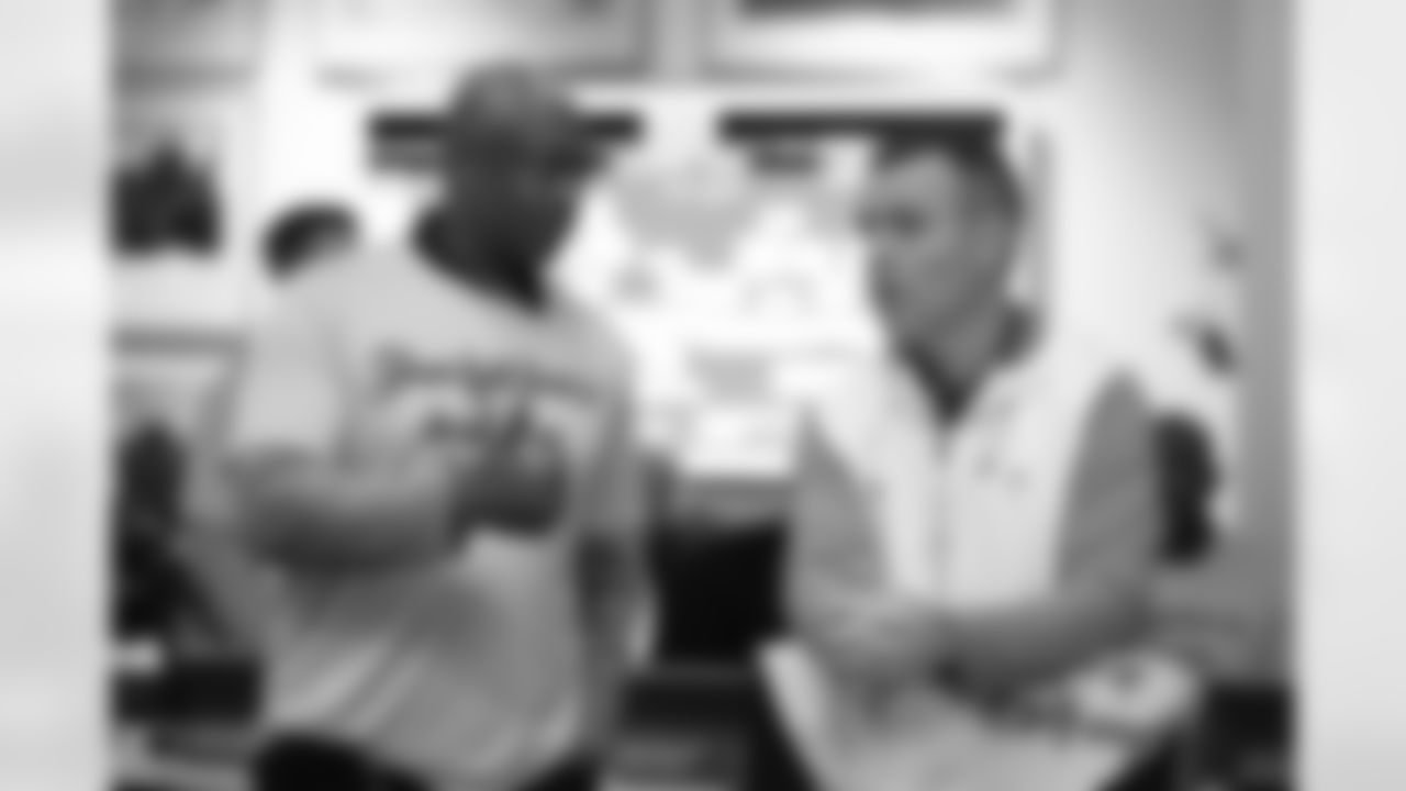 Malik Boyd, Brandon Beane. Scenes from the Buffalo Bills draft room during Rounds 4-7 of the 2025 NFL Draft at the Buffalo Bills Training Center on April 26, 2025.