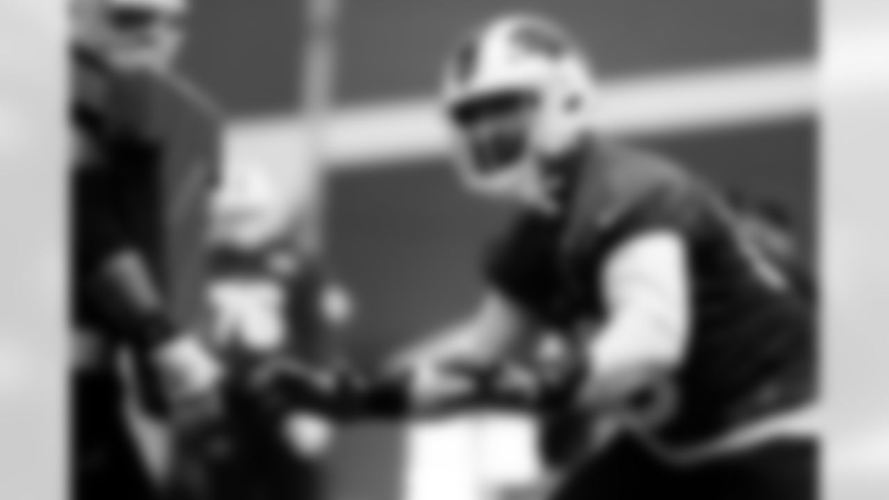 Tylan Grable (68). Buffalo Bills Week 14 Practice, December 04, 2025 at Buffalo Bills Training Center.