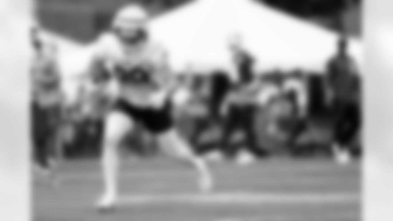 Stephen Gosnell (89).Buffalo Bills Training Camp, July 25, 2025 at St. John Fisher University.