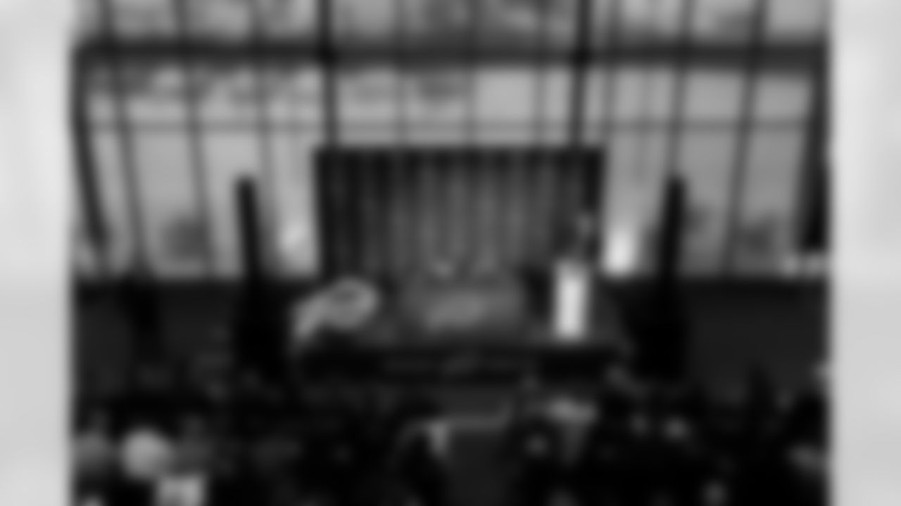 Joe Brady's Head Coach Introduction, January 29, 2026 at Buffalo Bills Training Center.