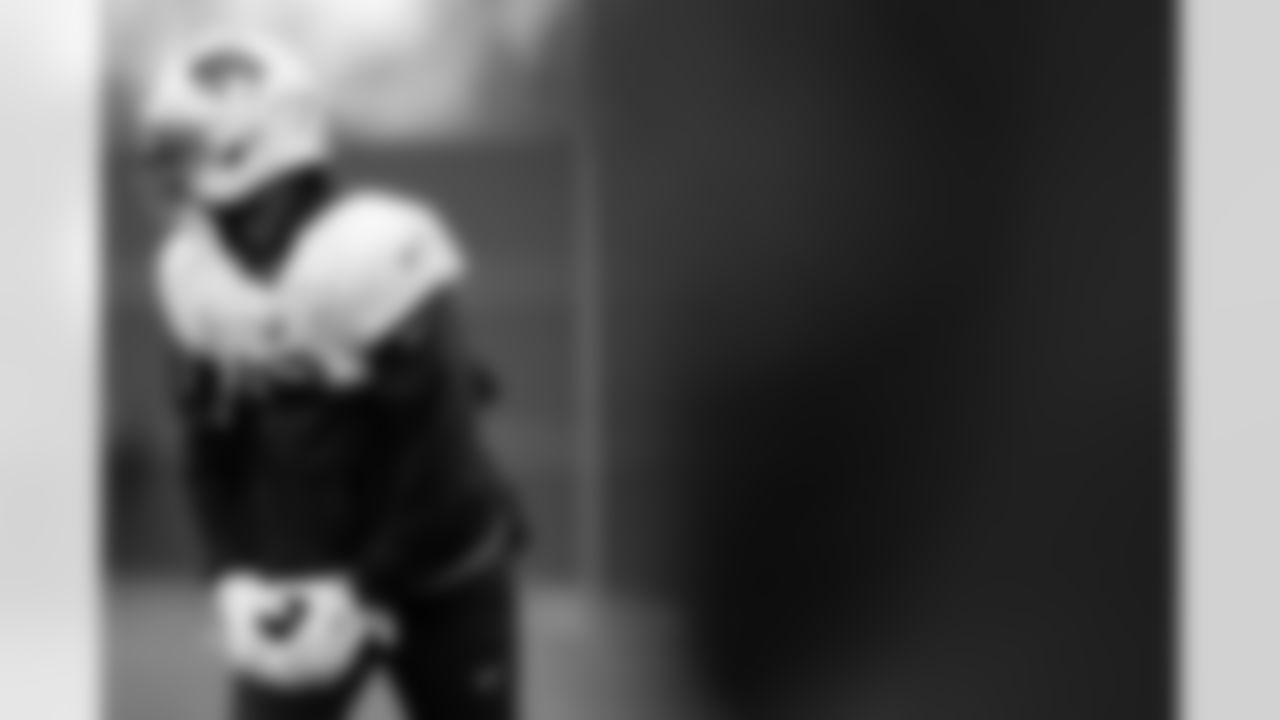 Elijah Moore (18). Buffalo Bills Week 11 Practice, November 13, 2025 at Buffalo Bills Training Center.