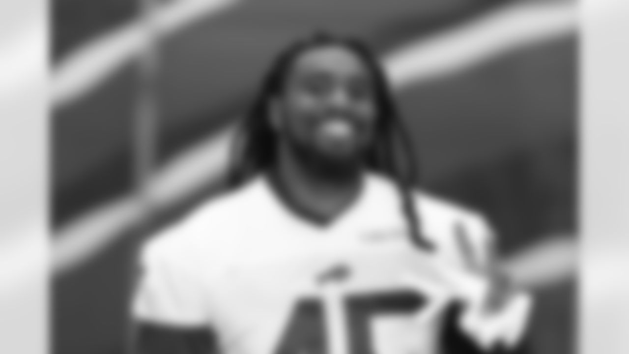 Shaq Thompson (45). Buffalo Bills Mandatory Minicamp, June 10, 2025 at the Buffalo Bills Training Center.