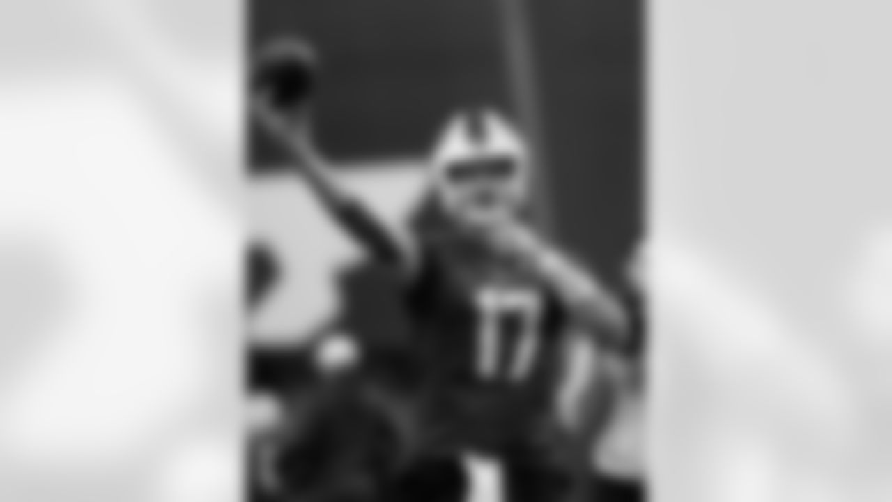 Josh Allen (17). Buffalo Bills Week 13 Practice, November 26, 2025 at Buffalo Bills Training Center.