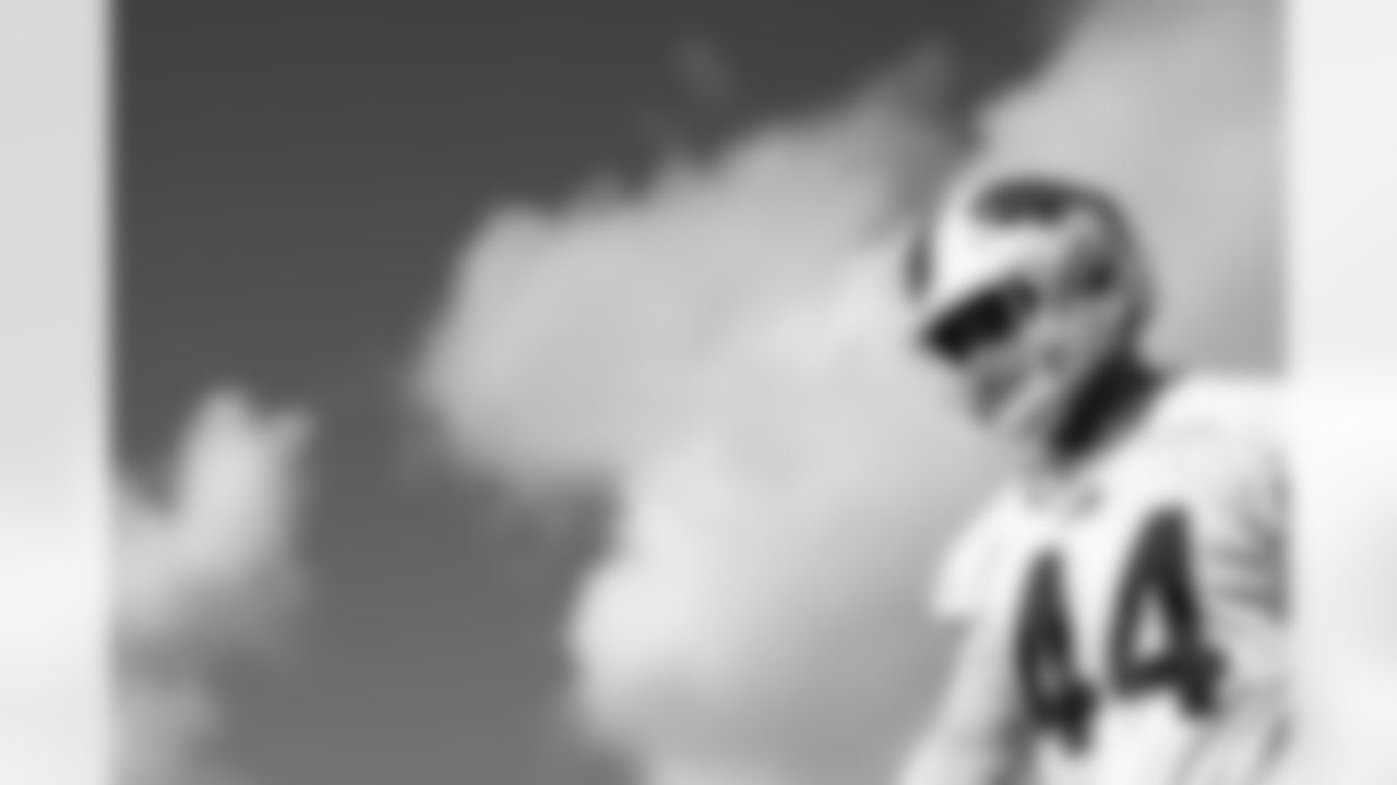 Joe Andreessen (44). Buffalo Bills Week 10 Practice, November 06, 2025 at Buffalo Bills Training Center.