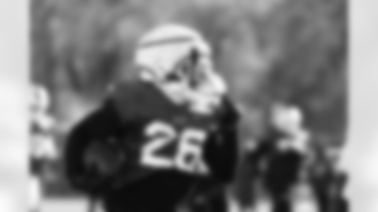 Ty Johnson (26). Buffalo Bills Week 9 Practice, October 29, 2025 at the Buffalo Bills Training Center.