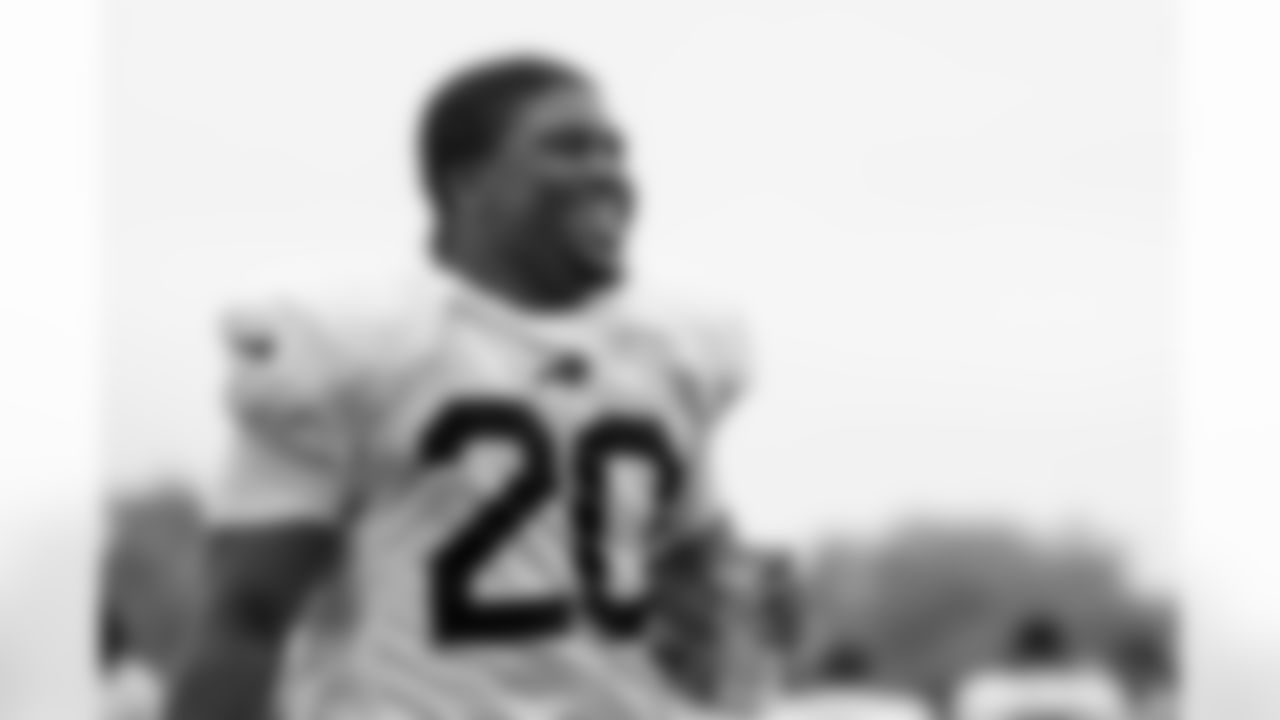 Frank Gore Jr. (20). Buffalo Bills Training Camp, August 20, 2025 at Buffalo Bills Training Facility.